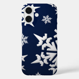 Holiday Snowflakes iPhone 16 Case