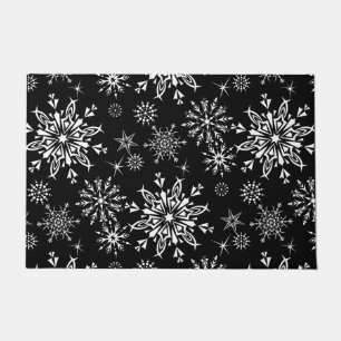 Holiday Snowflakes Doormat