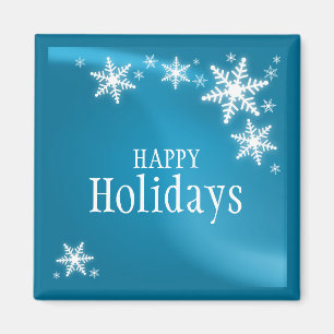 Holiday Snowflakes magnet