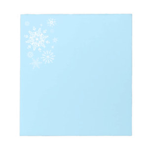 Holiday Snowflakes Notepad