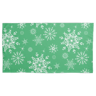Holiday Snowflakes Pillowcase