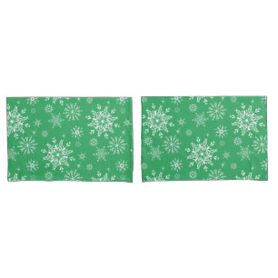 Holiday Snowflakes Pillowcase Set