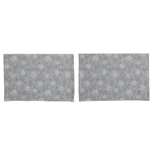 Holiday Snowflakes Pillowcase Set
