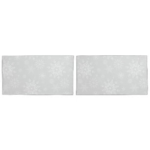 Holiday Snowflakes Pillowcase Set