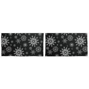 Holiday Snowflakes Pillowcase Set