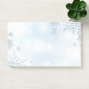 Holiday Snowflakes Post it Notes