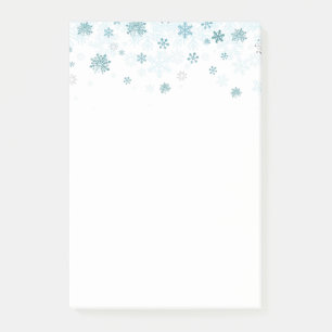 Holiday Snowflakes Post it Notes