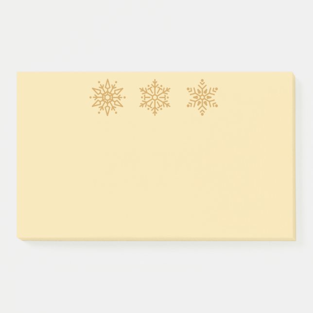 Holiday Snowflakes Post-it-Notes Post-it Notes (Front)