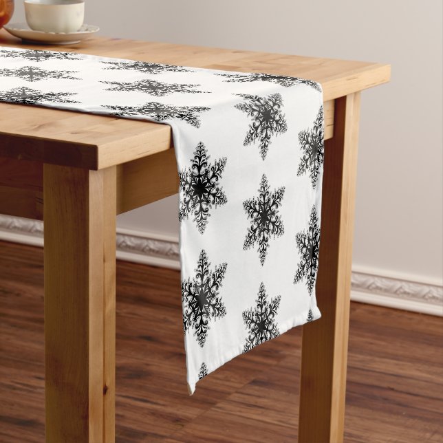 Holiday Snowflakes Table Runner (In Situ)