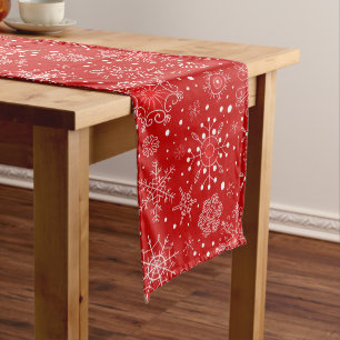 Holiday Snowflakes Table Runner