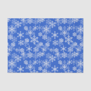Holiday Snowflakes Tissue Paper-Royal Blue Tissue Paper