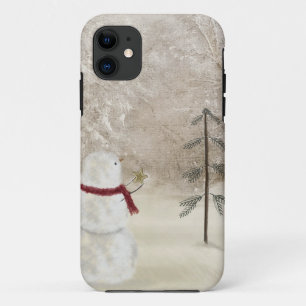 Holiday Snowman iPhone 11 Case