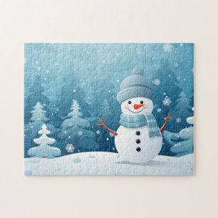 Holiday Snowman Game Puzzle 