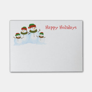 Holiday Snowmen Post-it-Notes Post-it Notes