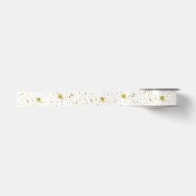 Holiday Sparkle - White and Gold Christmas Star