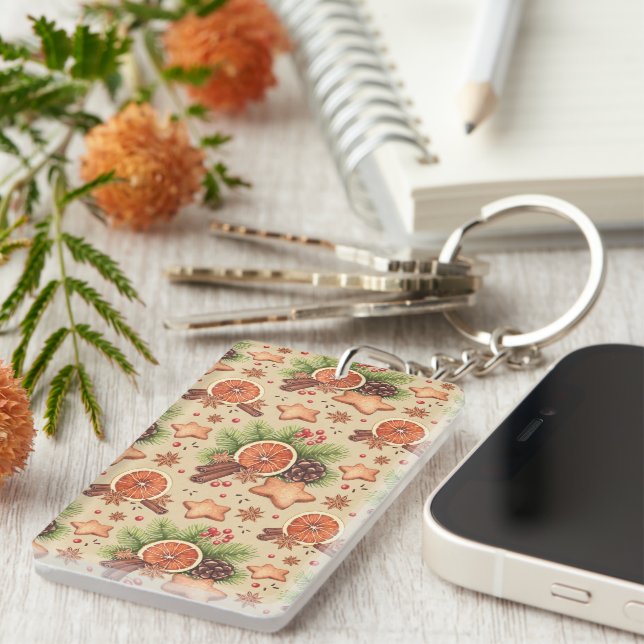Holiday Spice Keychain (Front Right)