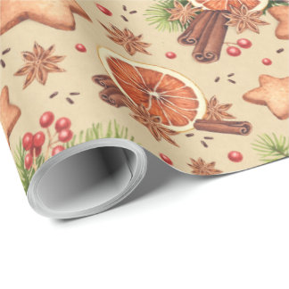 Holiday Spice Wrapping Paper