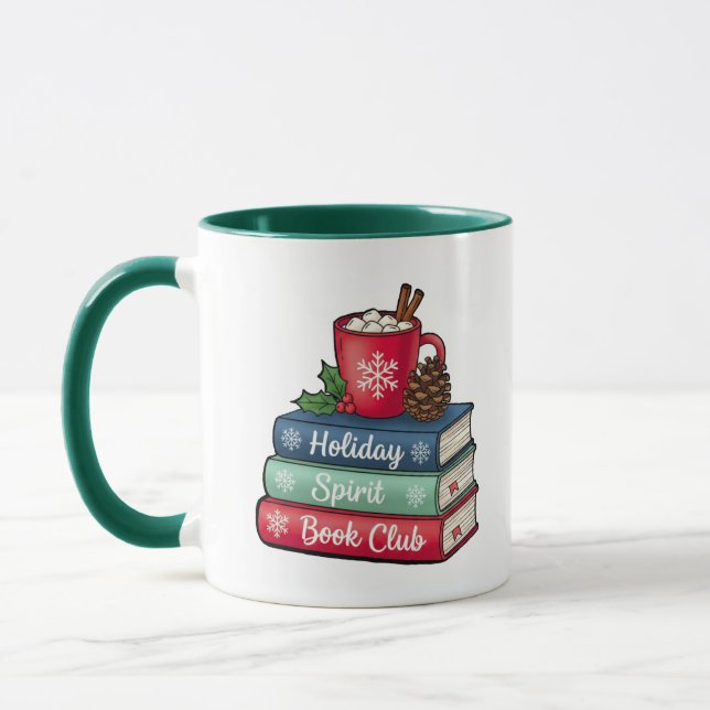 Holiday Spirit Book Club Mug (Gauche)