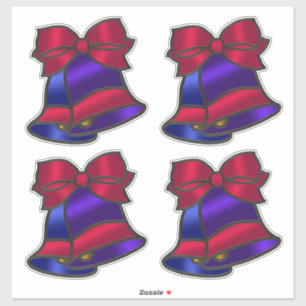 Holiday Stained Glass Look Bells