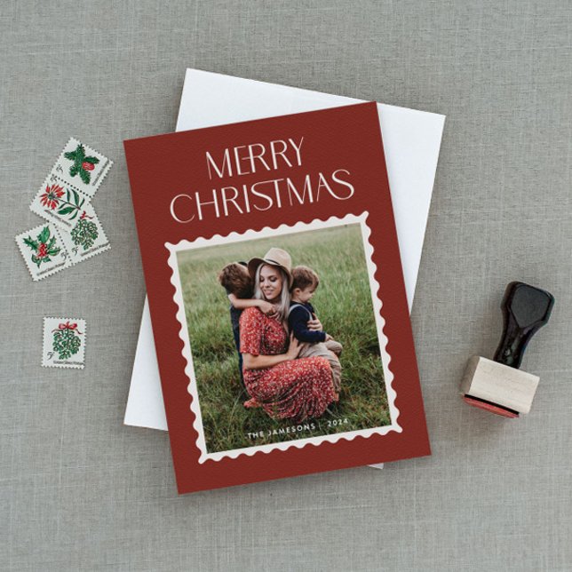 Holiday Stamp Photo Card (Creator Uploaded)