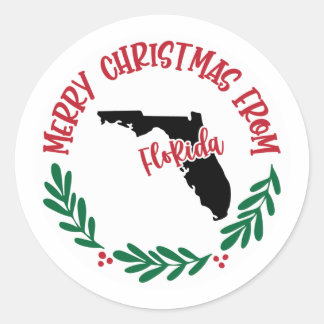 Holiday Sticker from Florida.