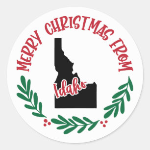 Holiday Sticker from Idaho