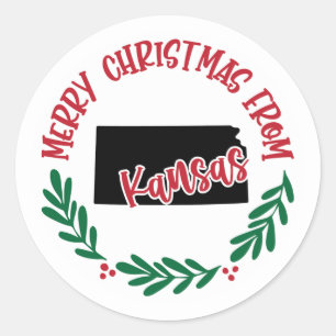 Holiday Sticker from Kansas