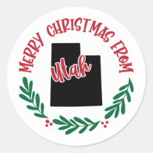 Holiday Sticker from Utah