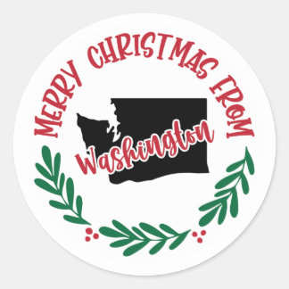 Holiday Sticker from Washington