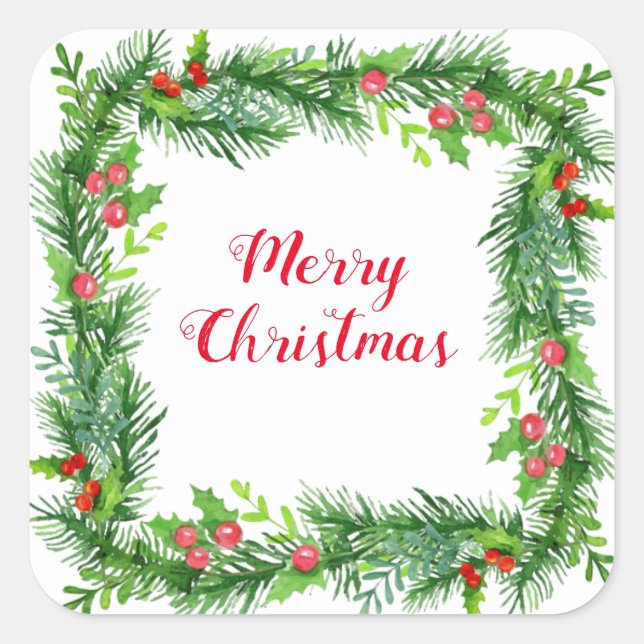 Holiday Stickers Garland (Front)