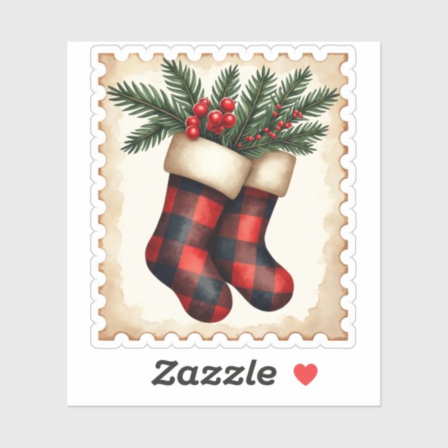 Holiday Stocking Stamp (Sheet)