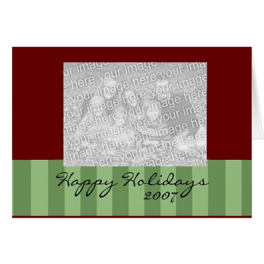 Holiday Stripes Card