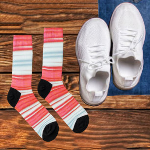 Holiday Stripes Crew Socks