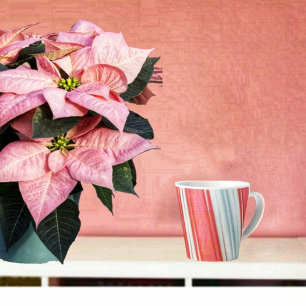 Holiday Stripes Latte Mug