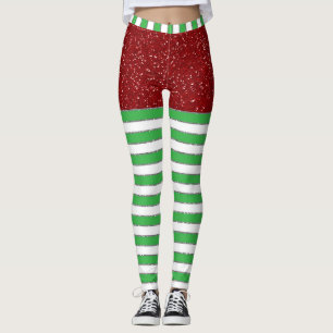 Holiday Stripes Pop Leggings