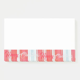 Holiday Stripes Post-it Notes