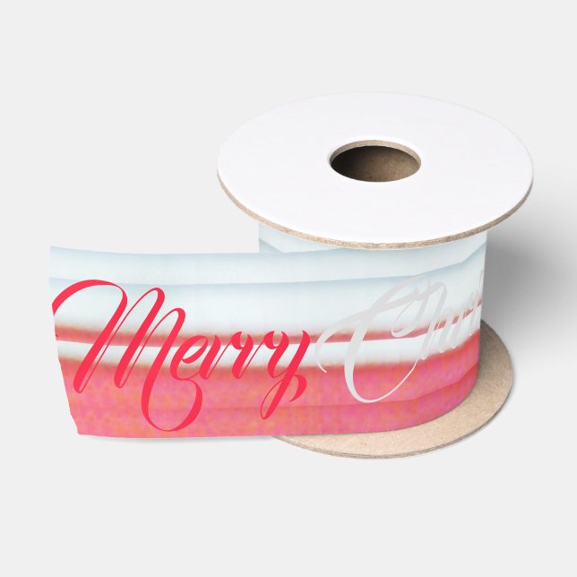 Holiday Stripes Satin Ribbon (Spool)