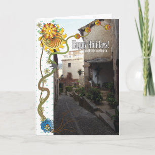 Holiday sunshine card