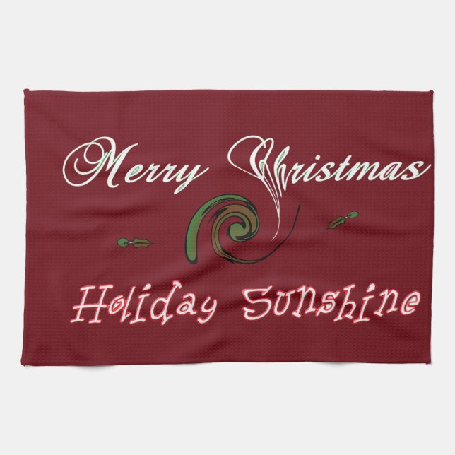 Holiday Sunshine Collection Kitchen Towel (Horizontal)