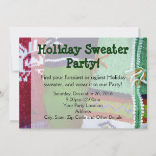 Holiday Sweater Party Invitations