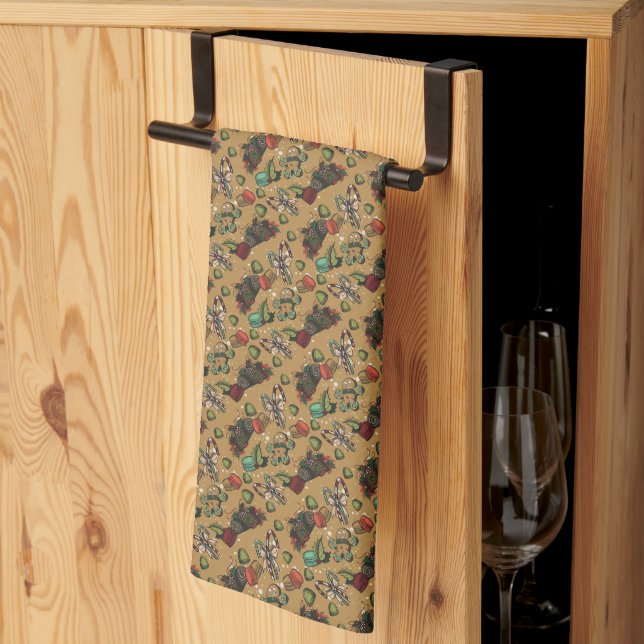 Holiday Sweets- Coco (Color) Large Gift Bag Kitchen Towel (Thirds Fold)