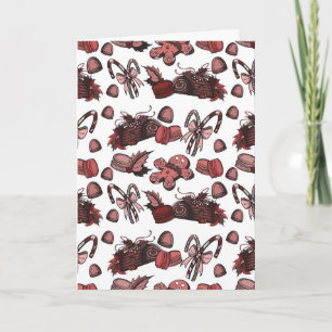 Holiday Sweets- Peppermint (Solid) Card