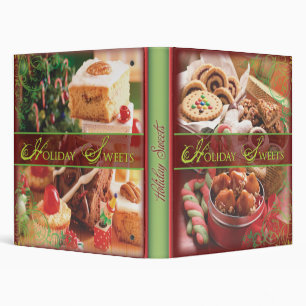 Holiday Sweets Recipe Book Binder
