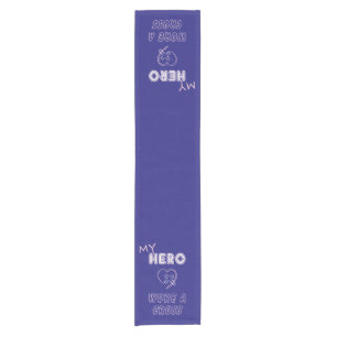 Holiday Table Runner My Hero wore a cross