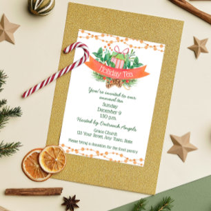 Holiday Tea Invitation