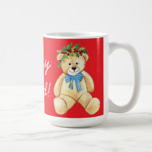 holiday teddy bear, Beary Loved! Coffee Mug