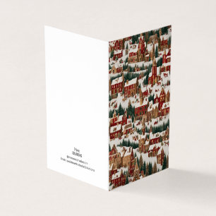 Holiday Theme Christmas Village