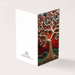 Holiday Theme Tree Vitrail Mosaic broken glass