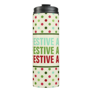 Holiday Thermal Tumbler/Travel Mug by ©NHC