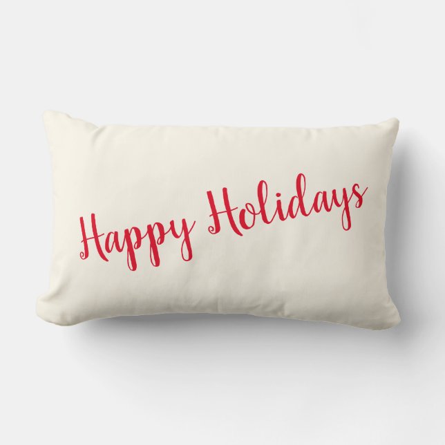 Holiday Throw Pillow (Front)